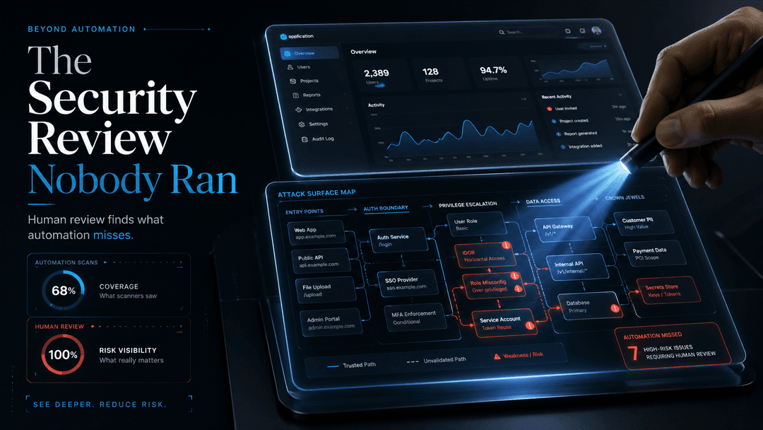 The Security Review Nobody Ran: Why Vibe-Coded Apps Need Manual Audits
