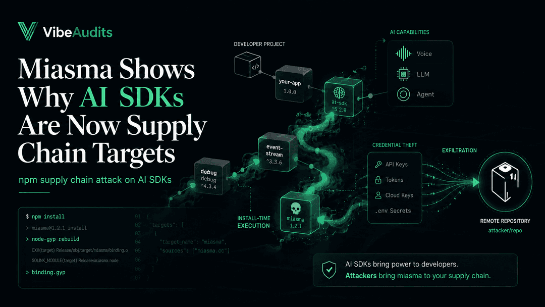 Miasma Worm Hits AI SDKs in npm Supply Chain Attack